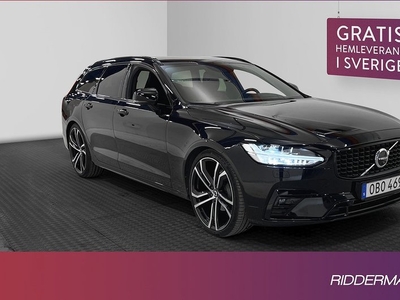 Volvo V90D4 R-Design 360° Navi H K Värm Keyless VOC 2021, Kombi