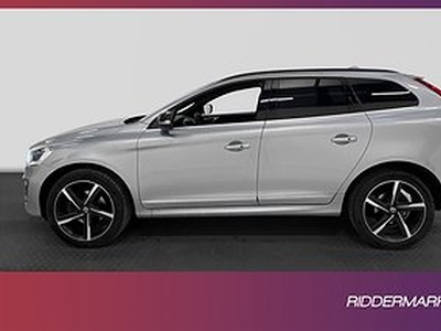 Volvo XC60 D4 AWD 190hk R-Design D-värm VOC Pano Navi Drag