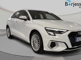 Audi A3Sportback 35 TFSI Proline Advanced, S&V-hjul,Servad, Adapt 2021, Halvkombi