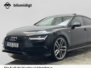 Audi A73.0 TFSI V6 4WD S-Line Taklucka Matrix Värmare 2016, Sportkupé