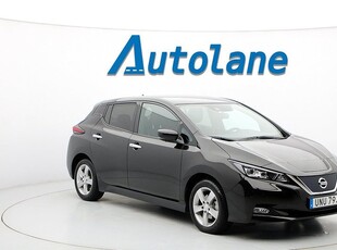 Nissan LeafN-Connecta 40kWh, 360°, Navi, Rattvärme 2021, Halvkombi