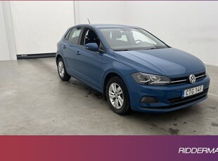 Volkswagen Polo1.0 TSI Kamera Drag Låg-Skatt 0,46L mil 2019, Halvkombi