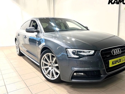 Audi A5Quattro Sportback 2.0 TDI RÄNTA 5. S-line D-värm Drag 2016, Sportkupé