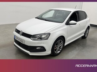 Volkswagen Polo 1.2 TSI 90hk R-Line M&K-Värmare Sensorer