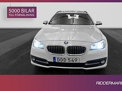 BMW 520 d xDrive 190hk Luxury Line Värm HiFi Navi Skinn Drag