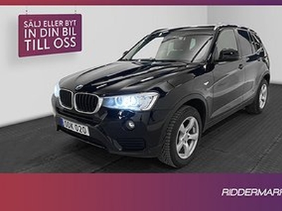 BMW X3 xDrive20d 190hk Sport line Navi Värmare Skinn Drag