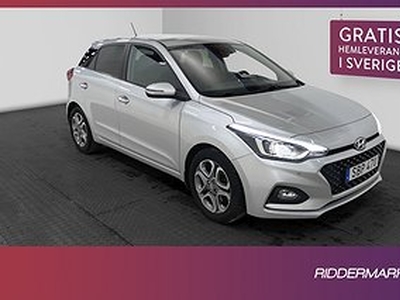 Hyundai i20 1.0 T-GDI 100hk 1 Brukare B-kamera Rattvärme