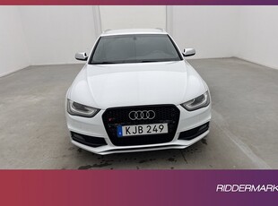 Audi S4 Q 333hk B&O Navi Sensorer Skinn Elstolar Svensksåld