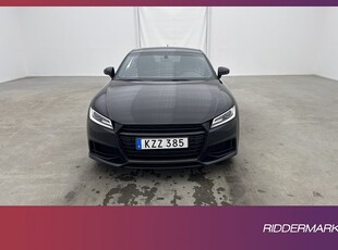 Audi TT Coupé 1.8 180hk S-Line Cockpit M/K-Värm Svart-Optik