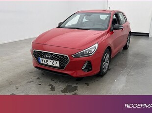 Hyundai i30CRDi Comfort M-Värmare Kamera Rattvärme 2018, Halvkombi