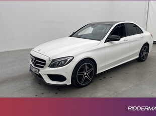 Mercedes C220Benz C 220 d 4M AMG D-Värm Pano Skinn Kamera 2016, Sedan