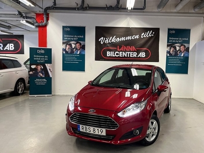 Ford Fiesta1.0 Eco Euro 6 Unik bil SoV Motorvärmare Nybes 2015, Halvkombi