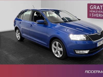 Skoda RapidTDI Spaceback Carplay P-Sensorer 0.38L Mil 2017, Kombi