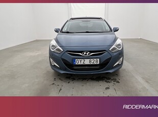 Hyundai i40 cw CRDi 136hk En-Bruk Pano Värmare Kamera Navi