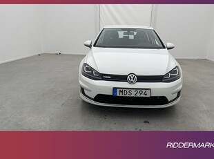 Volkswagen E-Golf 24.2 kWh 115hk Navi Värmare CarPlay