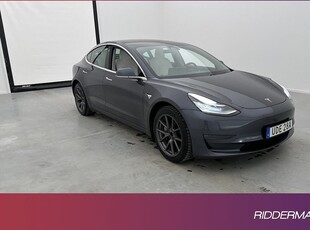 Tesla Model 3Long Range AWD Ljus interiör Dragkrok AP 2019, Halvkombi