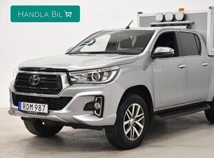 Toyota Hilux2.4 AWD Aut Kåpa Navi Drag Skinn Leasebar 2018, Pickup