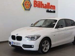 BMW 116d 5-dörrars Sport line Dragkrok Euro 5 2014, Halvkombi