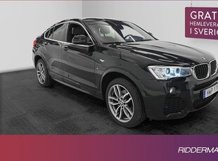 BMW X4xDrive20d M-Sport B-Kamera HiFi Navi 0.49l mil 2017, SUV