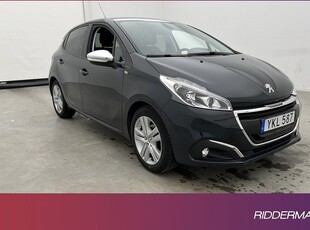 Peugeot 2081.2 VTi Värmare Pano Sensorer Välservad 2017, Halvkombi