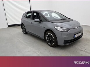 Volkswagen ID.3Pro Performance Life Navi Värm CarPlay 2021, Halvkombi