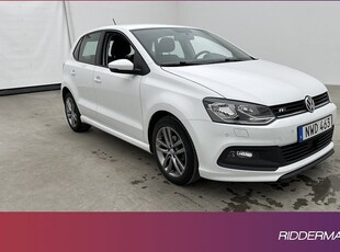 Volkswagen Polo1.2 TSI R-Line Sensorer Välservad 2017, Halvkombi