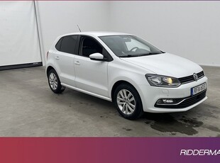 Volkswagen Polo1.2 TSI Sensorer Farthållare Låga Mil 2016, Halvkombi