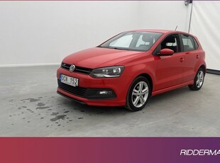 Volkswagen Polo1.2 TSI R-Line Sensorer Farthållare 2014, Halvkombi