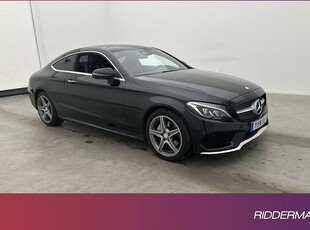 Mercedes C220Benz C 220 d Coupé AMG Pano Burm Värm Kamera Navi 2017, Sportkupé