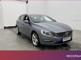 Volvo V60D4 Summum VOC Värm Skinn Rattvärme En bruk 2017, Kombi