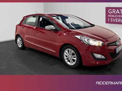 Hyundai i30 1.6 GDI 135hk Sensorer Dragkrok Bluetooth