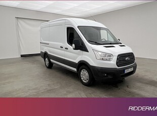 Ford CustomTransit 350 L2H2 Värmare Dragkrok PDC 1-Ägare LÅGMIL 2017, Minibuss