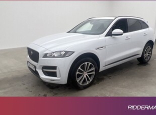 Jaguar F-Pace25d AWD R-Sport Pano Meridian Kamera GPS Skinn 2018, SUV