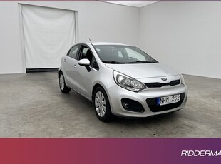 Kia Rio1.2 CVVT Advance Rattvärme Låg-skatt 0,51l mil 2013, Halvkombi