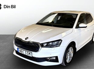 Skoda FabiaSELECTION 1,0 TSI DSG bil 2024, Halvkombi