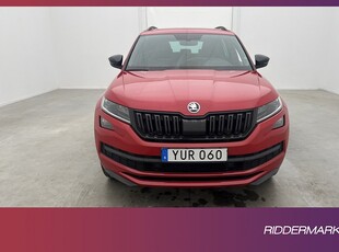 Skoda Kodiaq TDI 4x4 190hk Sportline 7-Sits Pano Canton Drag