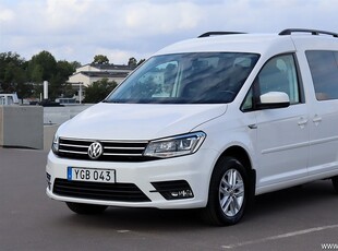 Volkswagen Caddy Life 2.0 TDI Automat S/V-hjul Navi Kamera 5-sits