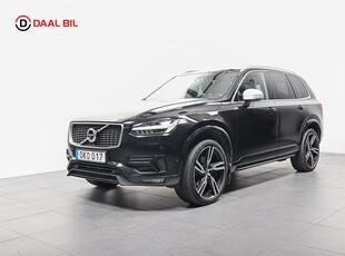 Volvo XC90 D4 AWD 190HK R-DESIGN 7-SITS PANO LUFTFJÄD 360°-KAMERA