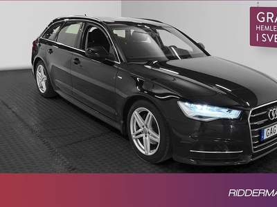 Audi A6Quattro 2.0 TDI S-Line D-värme Keyless Drag 2017, Kombi