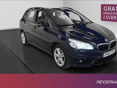 BMW 220d xDrive Sportline kamera Skinn Drag Eu6 2015, Minibuss