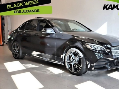 Mercedes C200Benz C 200 BLACK WEEK 4M AMG Pano Drag Navi B-kamera 2019, Sedan