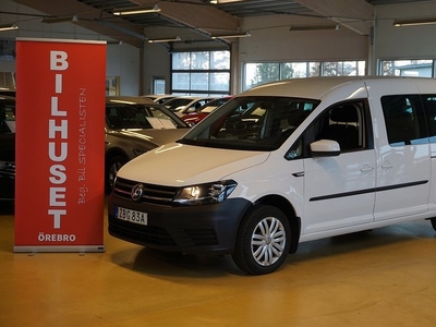 Volkswagen CaddyMaxi Life 1.4 TSI DSG Drag Värmare 7 sits 2020, Minibuss