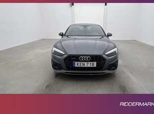 Audi A5 Sportback 45 TFSI Quattro 245hk S-Line Matrix Kamera