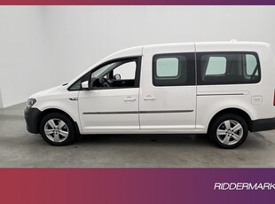 Volkswagen Caddy Maxi Life 2.0 Värmare Dragkrok 5-Sits Moms