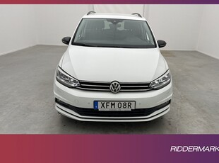 Volkswagen Touran TSI 115hk 7-Sits M&K-Värmare Kamera Drag