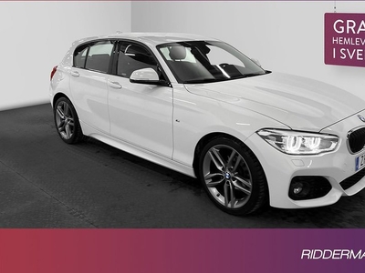 BMW 118M Sport HiFi Skinn Rattvärme Sensorer Välserv 2019, Halvkombi