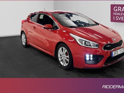 Kia Cee´dPro GT 1.6 GDI Rattvärme Sensorer Välservad 2014, Halvkombi