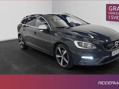 Volvo V60D3 R-Design Classic VOC D-värmare B-kamera 2018, Kombi