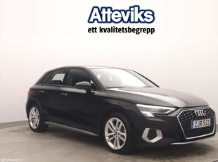 Audi A3 Sportback 40 TFSI e 204hk S-Tr Plug in/Navi/Carplay