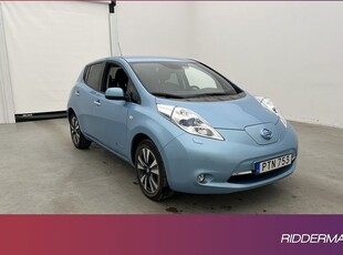 Nissan Leaf30 kWh Tekna 360 Kamera Navigation Keyless 2016, Halvkombi